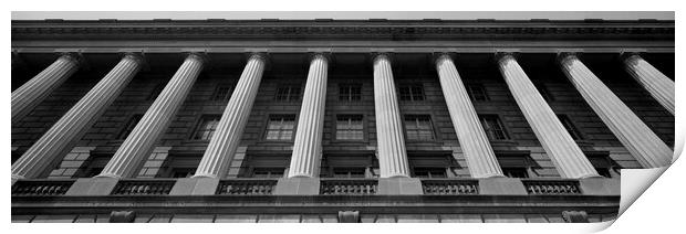 Washington DC IRS Building USA Print by Sonny Ryse