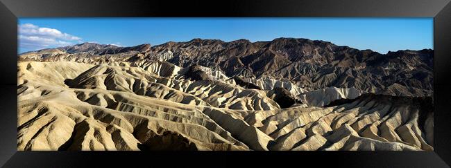 Zabriskie Point Death Valley National Park USA Framed Print by Sonny Ryse