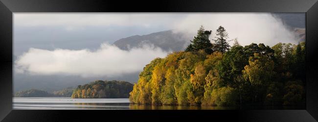 Autumn mist on Derwentwater Lake District Framed Print by Sonny Ryse