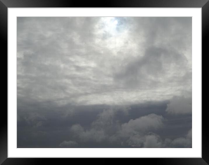 Cloudscape 3 Framed Mounted Print by John Bridge