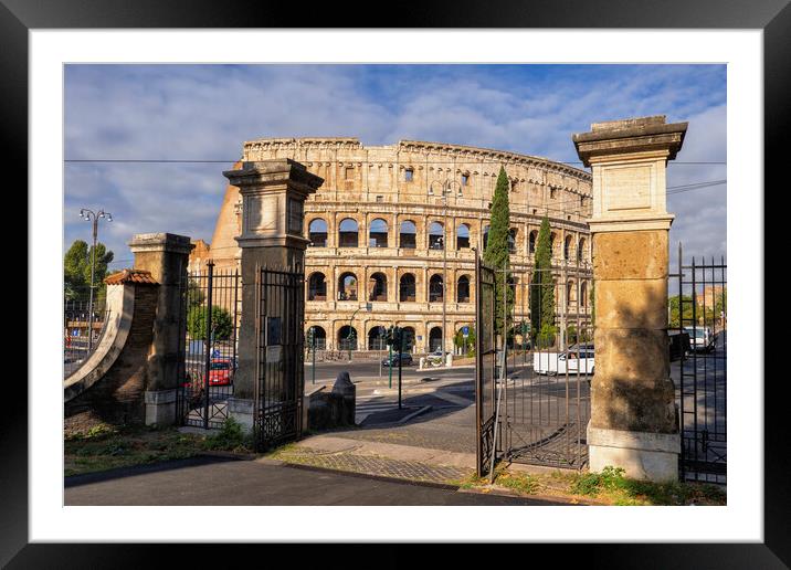 Colosseum Gate View Framed Mounted Print by Artur Bogacki