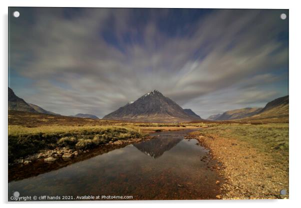 Glencoe mountain Acrylic by Scotland's Scenery