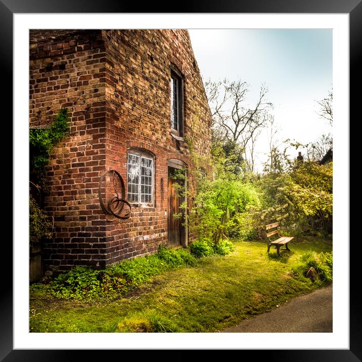 Hampton Loade village,  springtime.   Framed Mounted Print by Steve Taylor