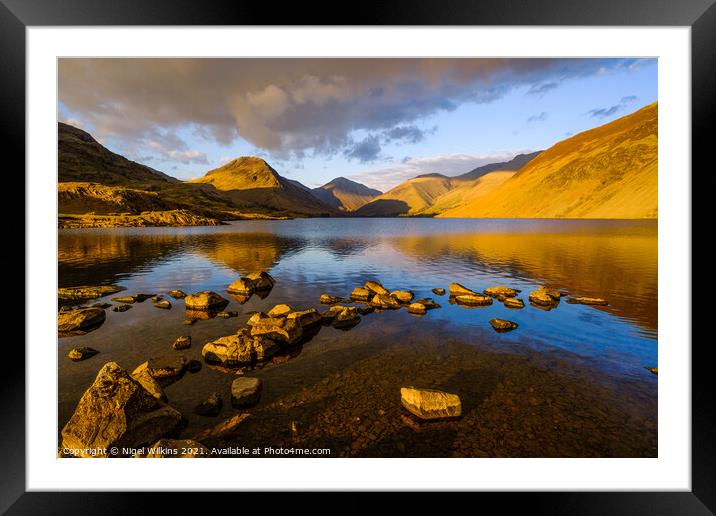 Lake District Classic View Framed Mounted Print by Nigel Wilkins