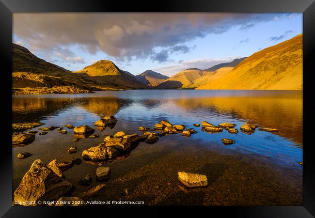 Lake District Classic View Framed Print by Nigel Wilkins