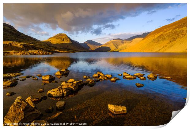 Lake District Classic View Print by Nigel Wilkins