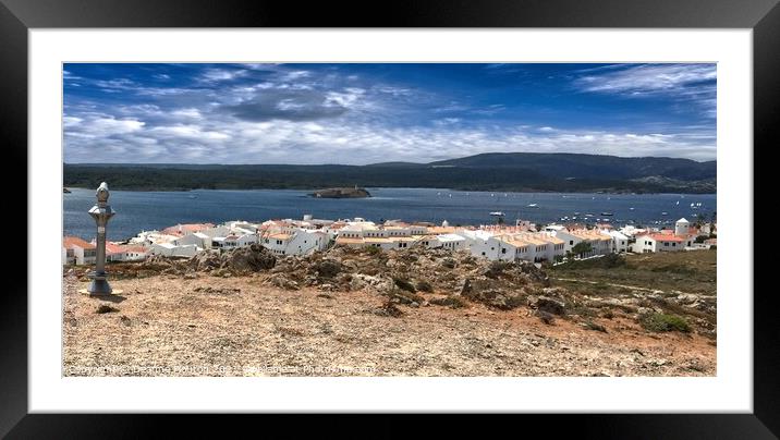 Fornells Bay Menorca Natural Beauty Framed Mounted Print by Deanne Flouton