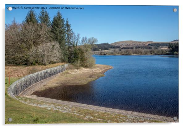 Burrator reservoir Acrylic by Kevin White