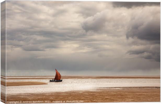 Wells Next The Sea Canvas Print by Andrew Bamforth