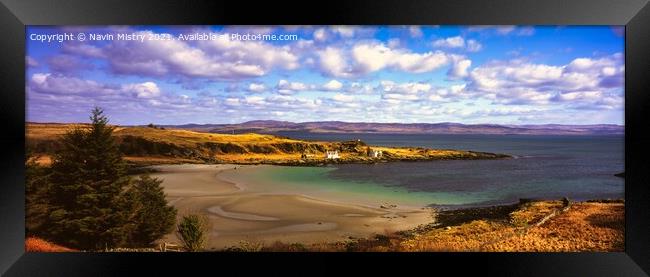 Isle of Jura, Scotland Panoramic Framed Print by Navin Mistry