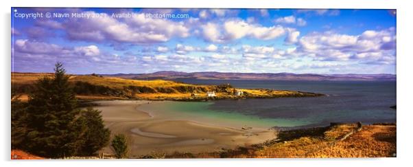 Isle of Jura, Scotland Panoramic Acrylic by Navin Mistry