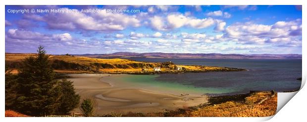 Isle of Jura, Scotland Panoramic Print by Navin Mistry
