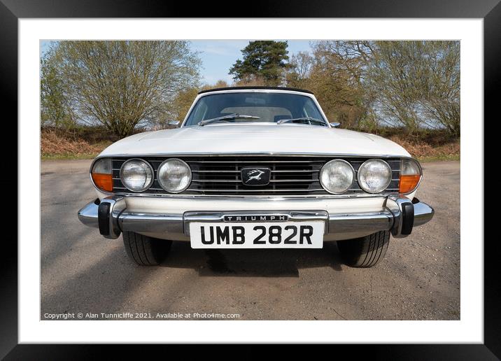 Triumph stag Framed Mounted Print by Alan Tunnicliffe
