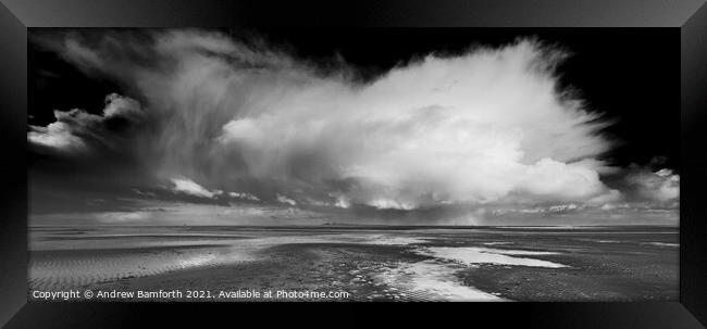 At Wells Beach  Framed Print by Andrew Bamforth