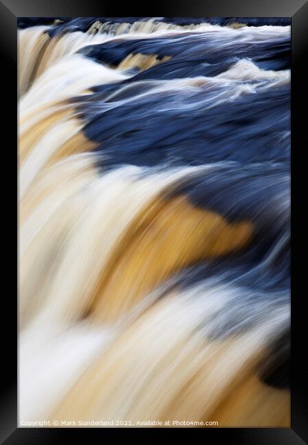 Upper Aysgarth Falls Framed Print by Mark Sunderland