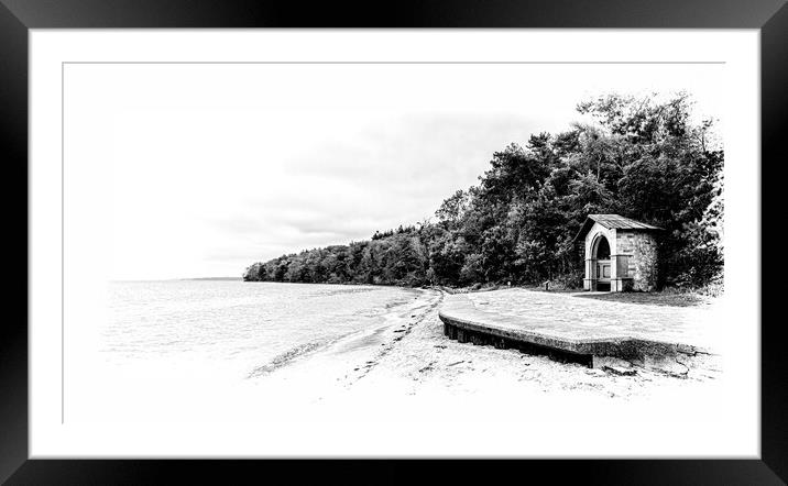 The beach alcove structure Framed Mounted Print by Ian Johnston  LRPS