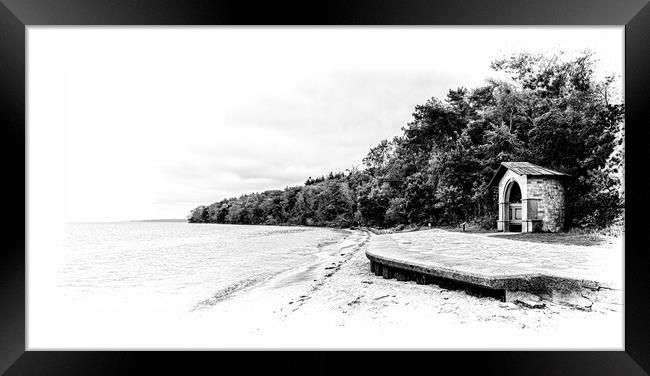 The beach alcove structure Framed Print by Ian Johnston  LRPS
