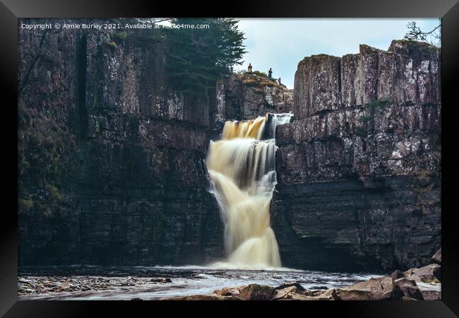 High Force Waterfall  Framed Print by Aimie Burley