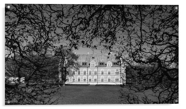 Helsingborg Palsjo Castle Monochromatic Edit Acrylic by Antony McAulay