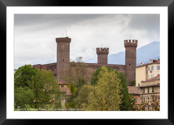 Castello di ivrea Medieval Castle  Framed Mounted Print by Fabrizio Malisan