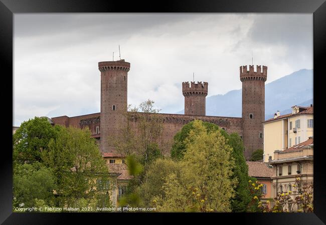Castello di ivrea Medieval Castle  Framed Print by Fabrizio Malisan