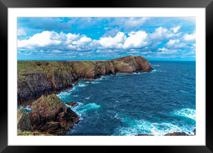  Tory Island, Donegal.  Framed Mounted Print by kenneth Dougherty