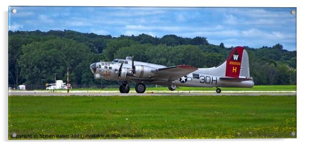 Boeing B17 Flying Fortress 2 Acrylic by Steven Ralser