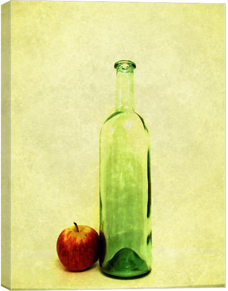 unbottled apple Canvas Print by Heather Newton
