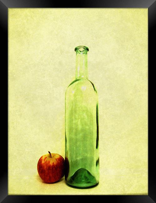 unbottled apple Framed Print by Heather Newton