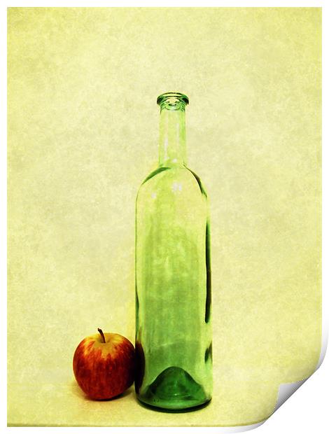 unbottled apple Print by Heather Newton