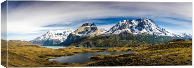 Torres del Paine Canvas Print by Lukasz Lukomski