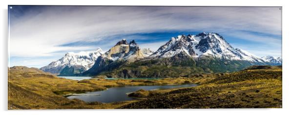 Torres del Paine Acrylic by Lukasz Lukomski