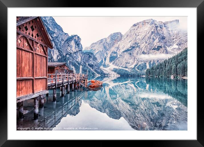 Cold Morning Framed Mounted Print by Manjik Pictures