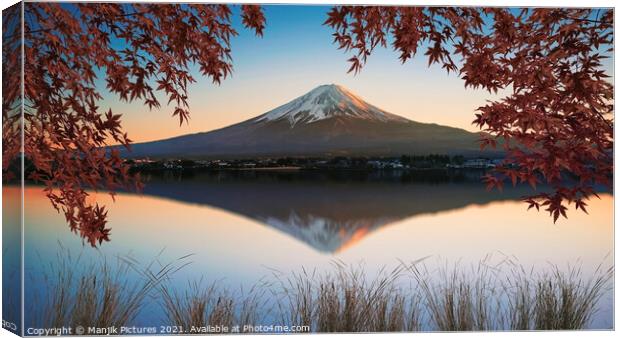 Mount Fuji Canvas Print by Manjik Pictures