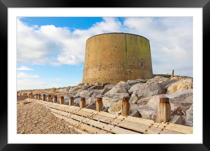 Martello Tower 14 Framed Mounted Print by David Hare