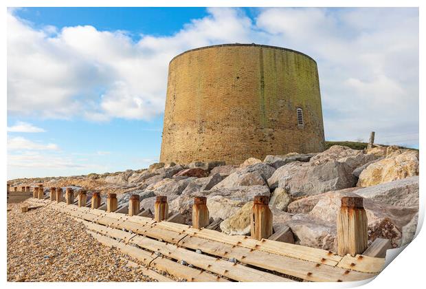 Martello Tower 14 Print by David Hare