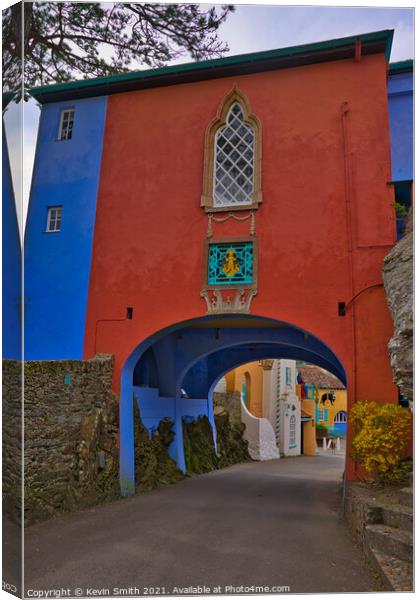 Portmeirion Architecture Canvas Print by Kevin Smith