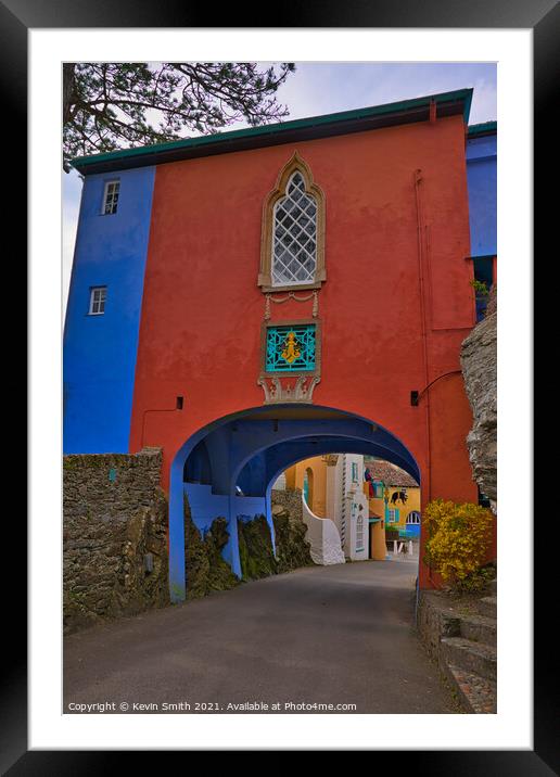 Portmeirion Architecture Framed Mounted Print by Kevin Smith