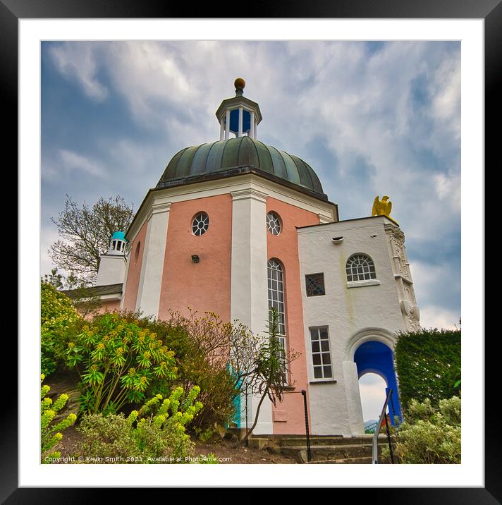 Portmeirion architecture Framed Mounted Print by Kevin Smith