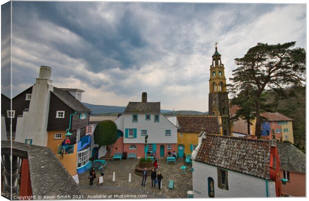 Portmeirion Village Canvas Print by Kevin Smith