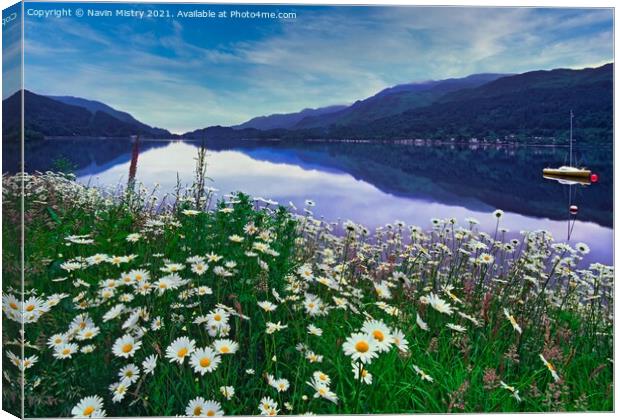Loch Earn  Perthshire, Scotland Canvas Print by Navin Mistry