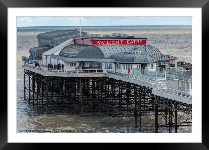 Pvaillion Theatre, Cromer Framed Mounted Print by Chris Yaxley