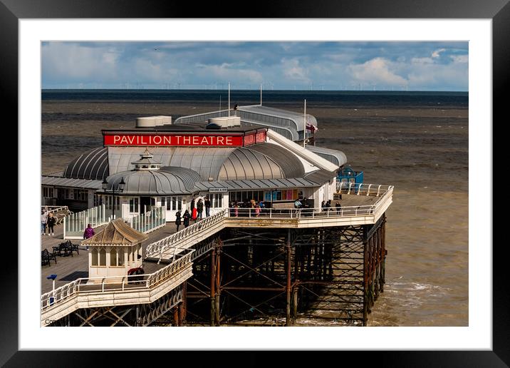 The Pavilion Theatre, Cromer pier Framed Mounted Print by Chris Yaxley