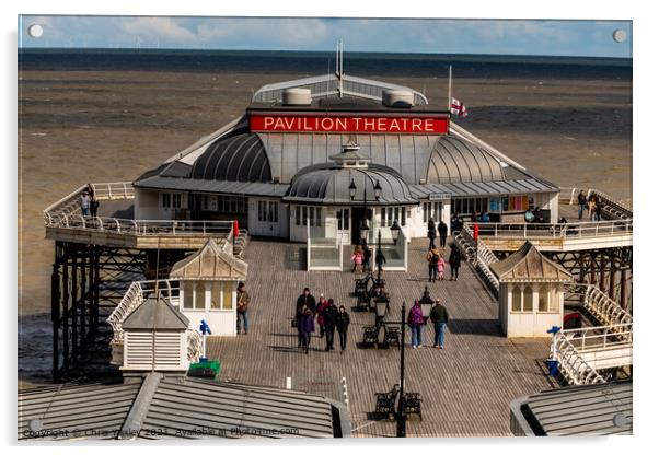 The Pavilion Theater, Cromer pier Acrylic by Chris Yaxley