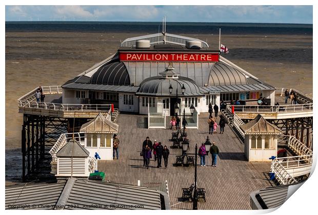 The Pavilion Theater, Cromer pier Print by Chris Yaxley