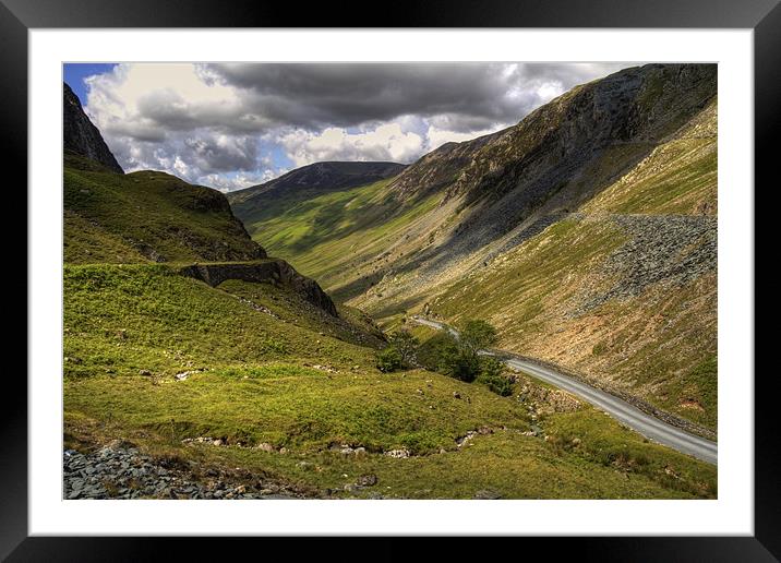 Honister Pass Framed Mounted Print by Tom Gomez