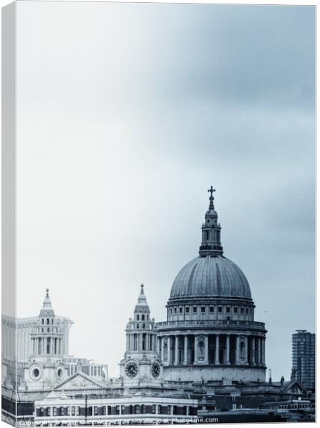 St Paul Cathedral London Canvas Print by Peter Greenway