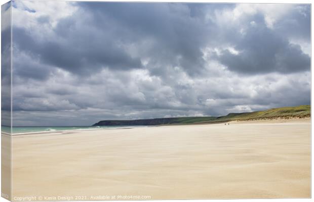 Stunning Traigh Mhor, Tolsta, Isle of Lewis Canvas Print by Kasia Design