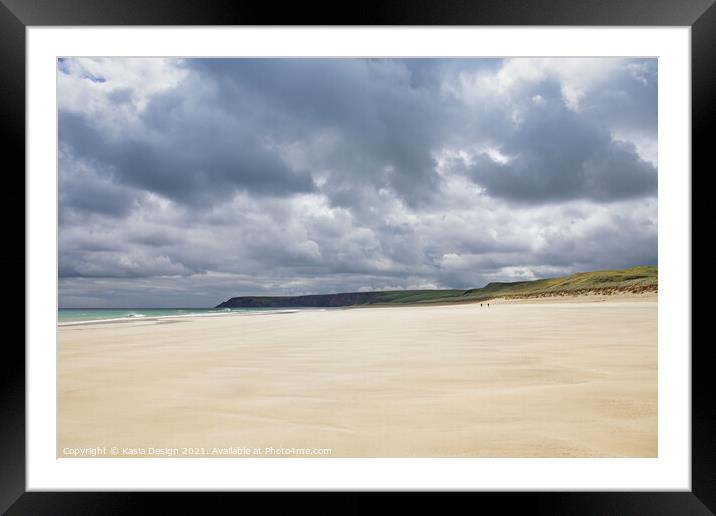 Stunning Traigh Mhor, Tolsta, Isle of Lewis Framed Mounted Print by Kasia Design