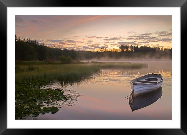Trossachs dawn... Framed Mounted Print by David Mould